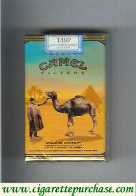 Discount Camel Genuine Century 1913 Filters cigarettes soft box