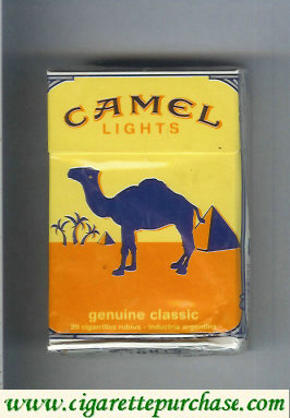 Discount Camel Genuine Classic Lights cigarettes hard box