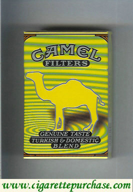 Discount Camel Genuine Taste Turkish Domestic Blend Filters cigarettes hard box