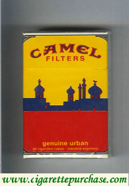 Discount Camel Genuine Urban Filters cigarettes hard box