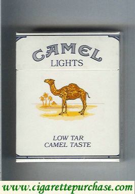 Discount Camel Lights  Low Tar Camel Taste cigarettes hard box