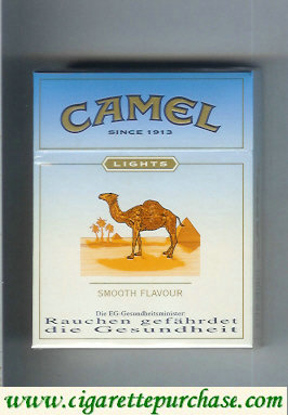 Discount Camel Lights Smooth Flavour cigarettes hard box