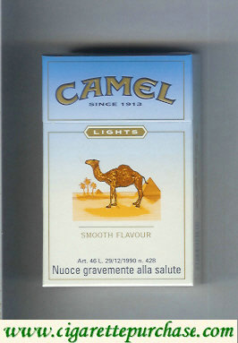Discount Camel Lights Smooth Flavour cigarettes king size hard box
