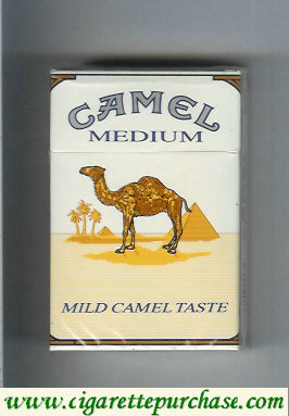 Discount Camel Medium Mild Camel Taste cigarettes hard box