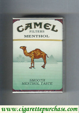 Discount Camel Menthol Filters Smoosh Menthol Taste cigarettes hard box