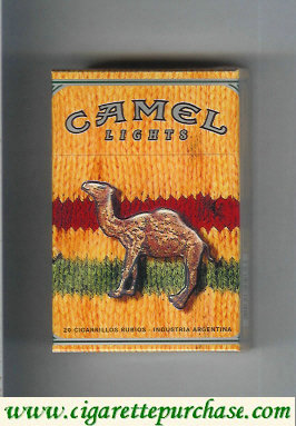 Discount Camel Night Collectors Reggae Lights cigarettes hard box