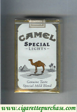 Discount Camel Special Lights Genuine Taste Special Mild Blend cigarettes soft box