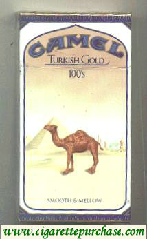 Discount Camel Turkish Gold 100s cigarettes hard box