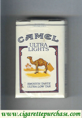Discount Camel Ultra Lights Smooth Taste Ultra Low Tar cigarettes soft box