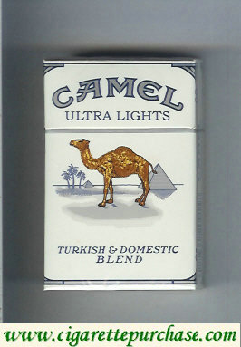 Discount Camel Ultra Lights Turkish Domestic Blend cigarettes Hard box