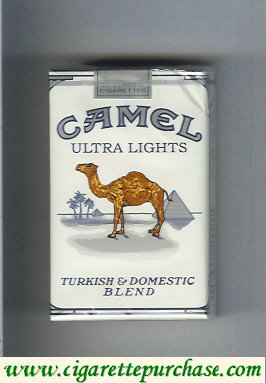 Discount Camel Ultra Lights Turkish Domestic Blend cigarettes king size soft box