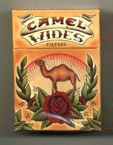 Discount Camel Wides Art Issue cigarettes hard box