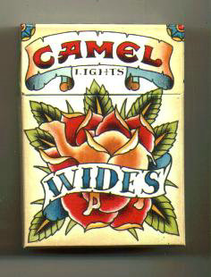 Discount Camel Wides Lights Art Issue cigarettes hard box