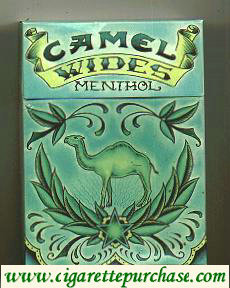 Discount Camel Wides Menthol Art Issue cigarettes hard box