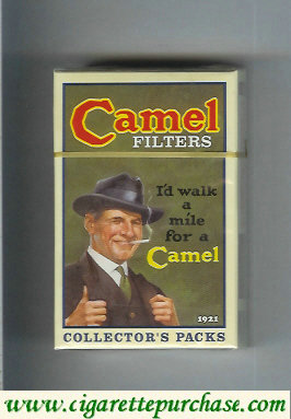 Discount Camel collection version Collectors Packs 1921 Filters cigarettes hard box