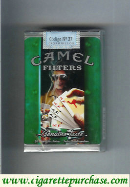 Discount Camel collection version Genuine Taste Filters Genuine Nights cigarettes soft box