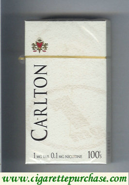 Discount Carlton 100s cigarettes 1mg tar hard box