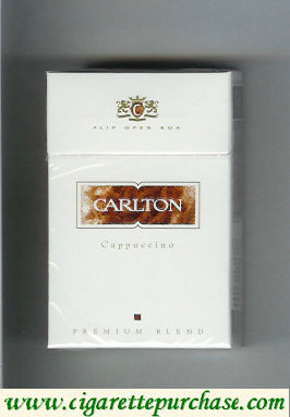 Discount Carlton Cappuccino cigarettes Premium Blend