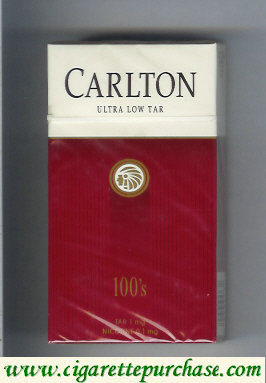Discount Carlton Filter 100s ultra low tar cigarettes