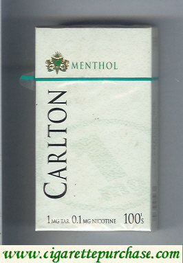 Discount Carlton Menthol Filter 100's cigarettes 1mg tar
