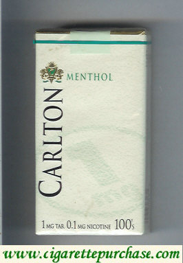 Discount Carlton Menthol Filter 100's cigarettes soft box