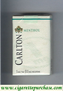 Discount Carlton Menthol cigarettes 1mg tar Filter