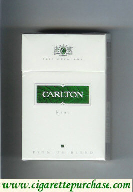 Discount Carlton Mint cigarettes Premium Blend