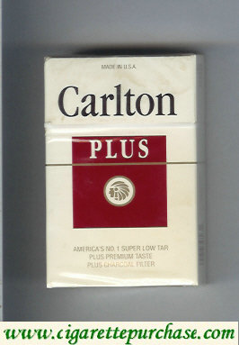 Discount Carlton Plus cigarettes Charcoal Filter
