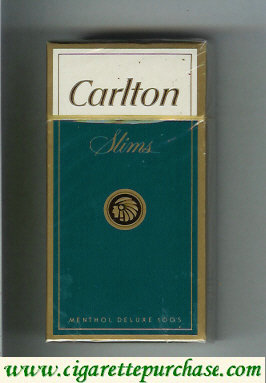 Discount Carlton Slims Menthol Deluxe 100s cigarettes