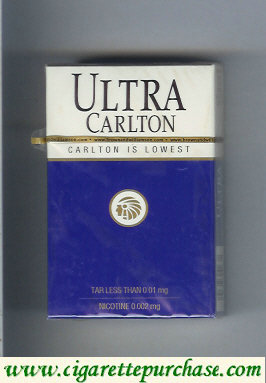 Discount Carlton Ultra cigarettes hard box