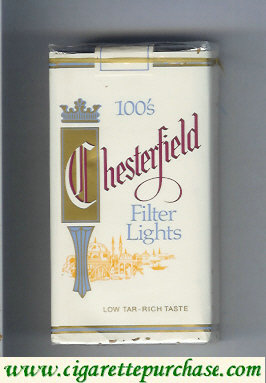 Discount Chesterfield 100s Filter Lights cigarettes