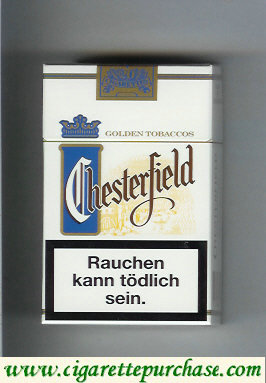 Discount Chesterfield Golden Tobaccos blue light cigarettes