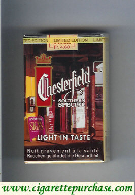 Discount Chesterfield Light in Taste Southern Special cigarettes