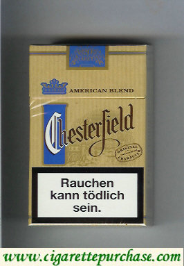 Discount Chesterfield Original Character cigarettes American Blend