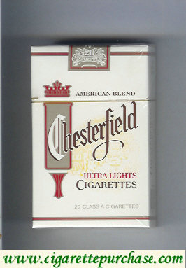 Discount Chesterfield Ultra Lights cigarettes American Blend