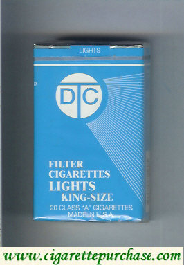 DTC Filter Cigarettes Lights cigarettes soft box