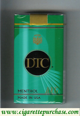 DTC Menthol 100s cigarettes soft box