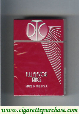 DTC Full Flavor Kings cigarettes hard box