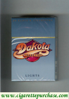 Dakota Lights cigarettes hard box