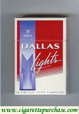 Dallas Lights cigarettes hard box