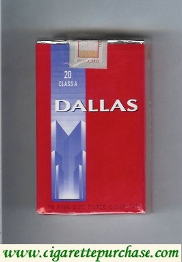 Dallas 21 Class A cigarettes soft box