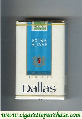 Dallas De Luxo Extra Suave cigarettes soft box