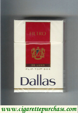 Dallas De Luxo Filtro cigarettes hard box