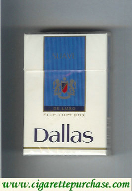 Dallas De Luxo Suave cigarettes hard box