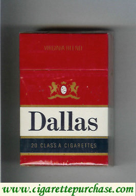 Dallas Virginia Blend cigarettes hard box