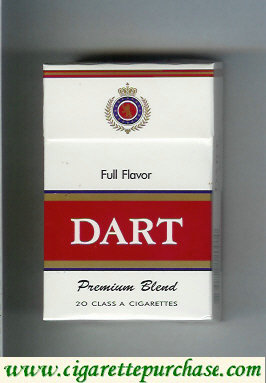 Dart Premium Blend Full Flavor cigarettes hard box