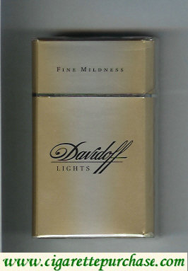 Davidoff Lights Fine Mildness 100s cigarettes hard box