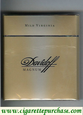 Davidoff Magnum Mild Virginia 100s cigarettes wide flat hard box