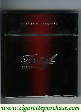 Davidoff Magnum Supreme Virginia 100s cigarettes wide flat hard box