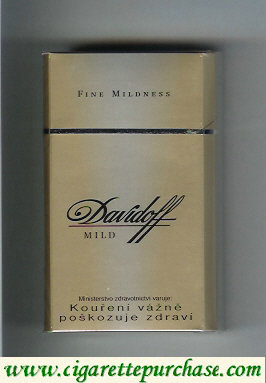 Davidoff Mild Fine Mildness 100s cigarettes hard box